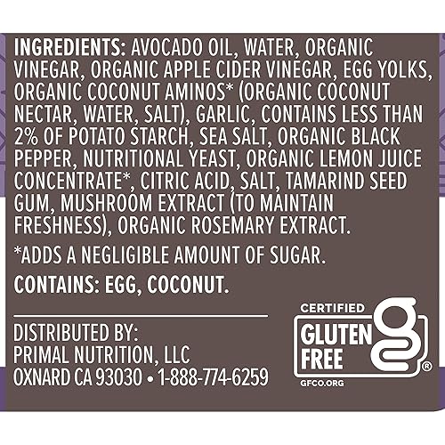 Vista 5 de Primal Kitchen - Aderezo Cesar a base de aceite de aguacate y marinado