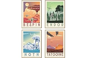 Star Wars Movie Poster Set