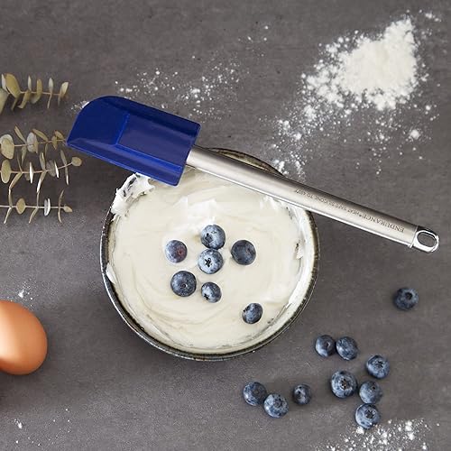 Miniatura 9 de RSVP International Endurance Kitchen Tool Collection - Espátula de silicona, mango de acero inoxidable, 10.25 x 2 pulgadas, verde