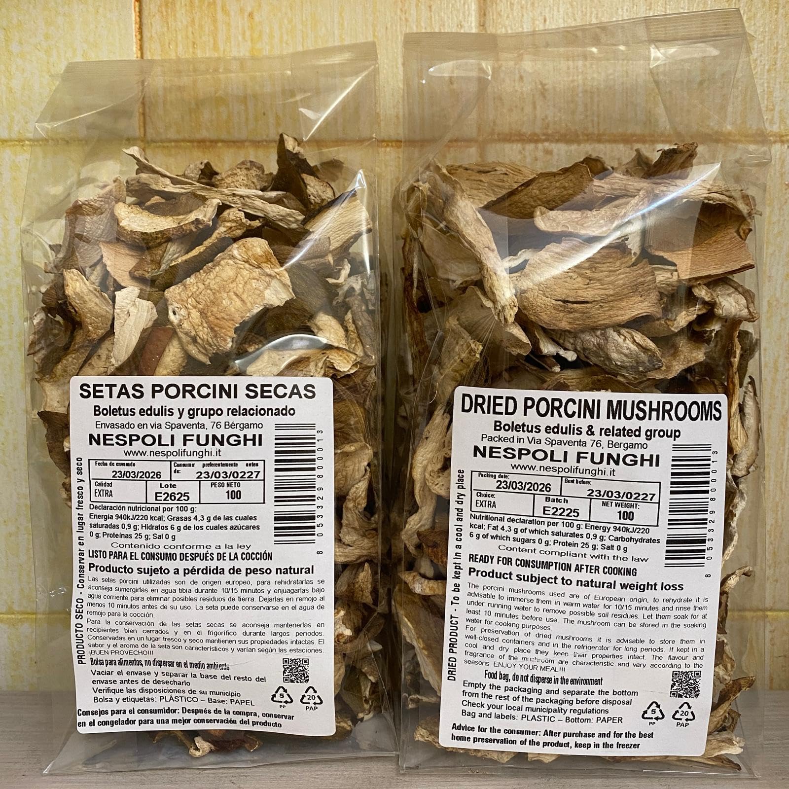 Boletus secos 100 g calidad extra – Setas gourmet