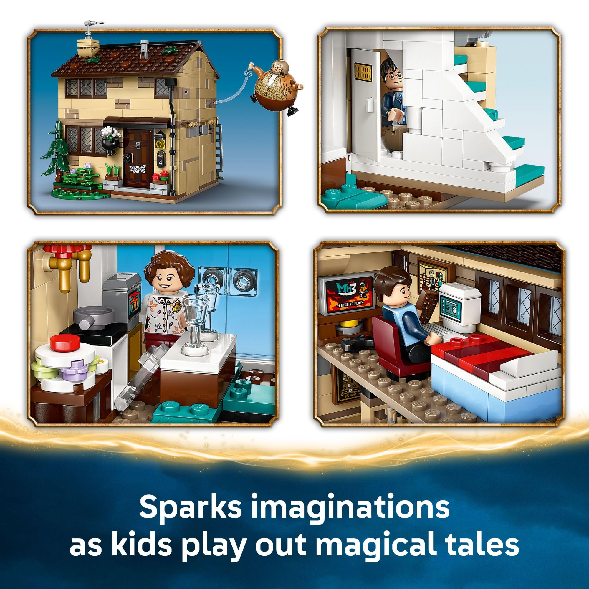 Amazon.com: LEGO Harry Potter Privet Drive: Aunt Marge's Visit