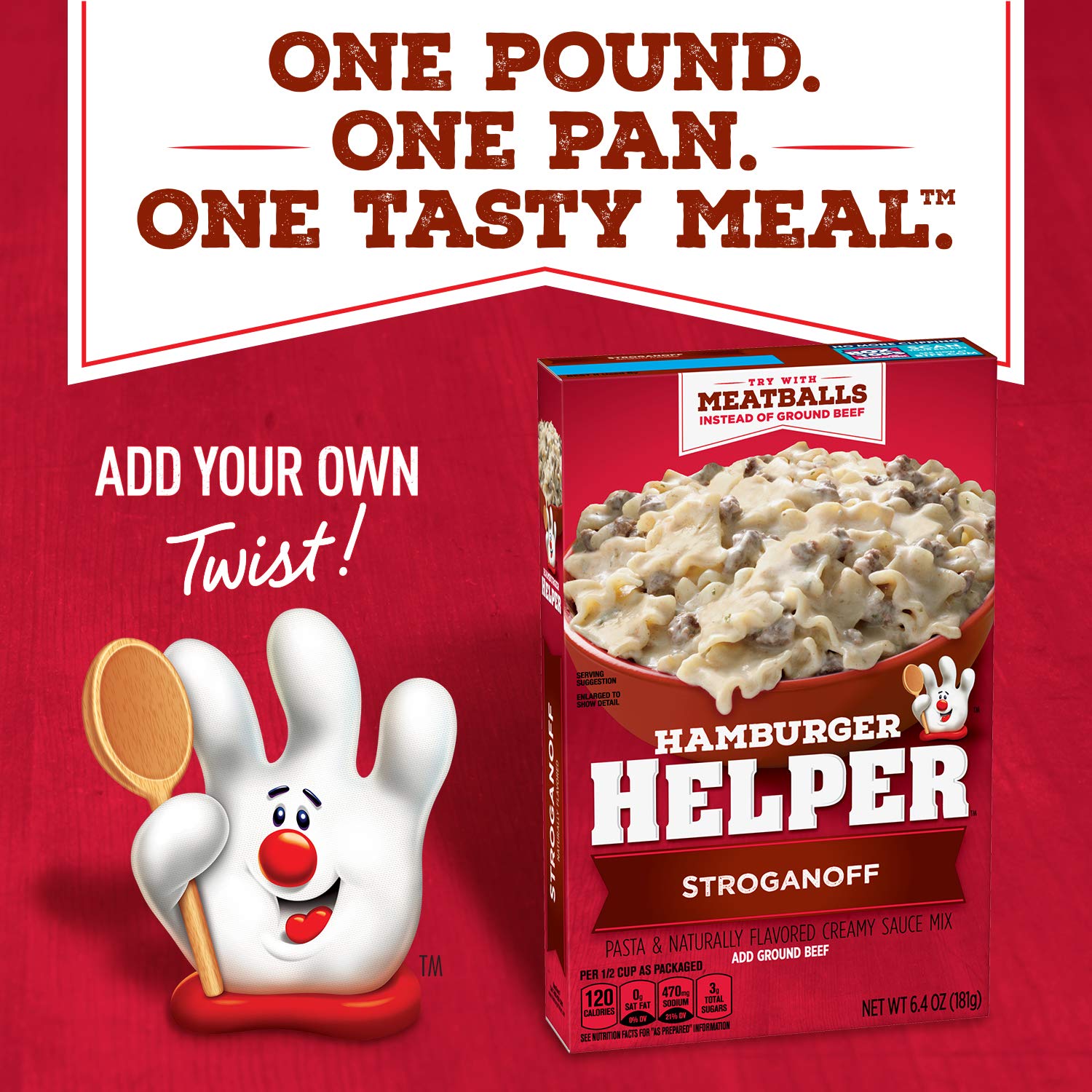 Betty Crocker Hamburger Helper Stroganoff 6.4 oz Box