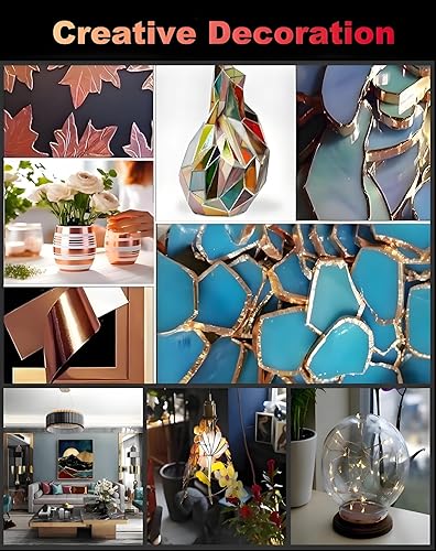 Miniatura 7 de Cinta adhesiva de cobre de 1 pulgada x 50 pies, cinta adhesiva de lámina metálica doble conductora para blindaje EMIRFI, manualidades de bricolaje,