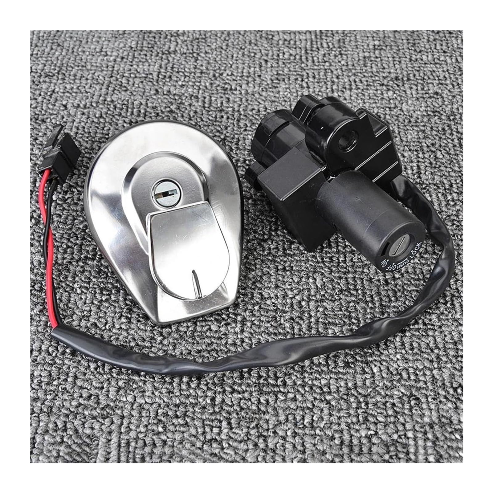 Cerradura De Encendido para Nighthawk para CB750 1991-2003 para 35010-MW3-830 Interruptor Arranque Encendido Motocicleta Tapa Tanque Combustible Bloqueo 2 Llaves
