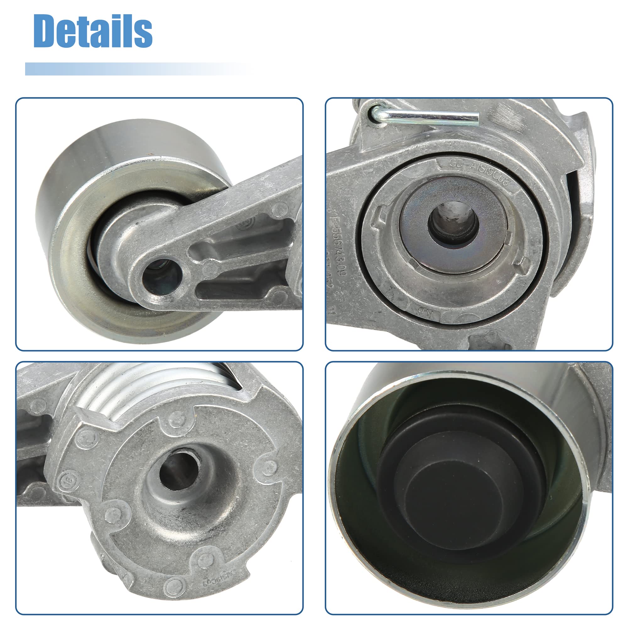Amazon.com: X AUTOHAUX Drive Belt Tensioner Assembly Belt 