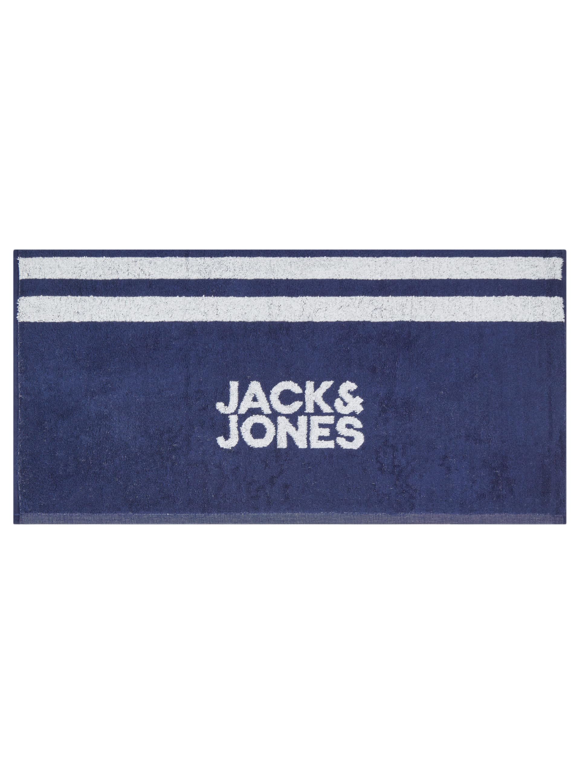 JACK & JONES Serviette de plage 80 x 160 cm 100% coton éponge JACCLUB Serviette de bain de sport