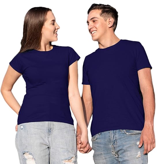 Arisom Plain Round Neck Cotton T Shirts 