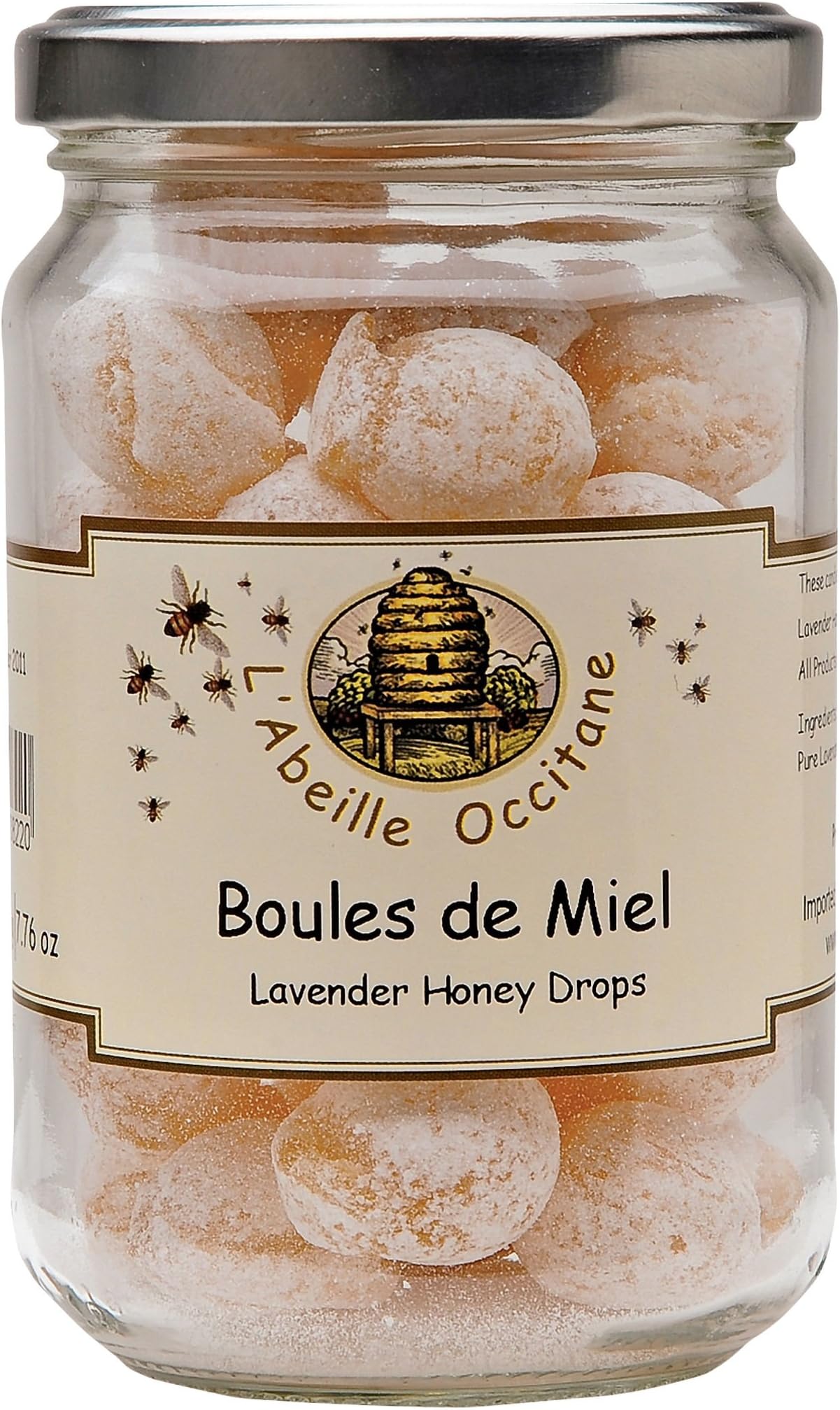 l'Abeille Occitane "Boules Fourrees Miel" Lavender Honey Drops - 7.1 oz.