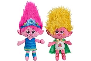 DreamWorks Trolls: Band Together 8-Inch Small Plush Poppy and Viva 2-Piece Set