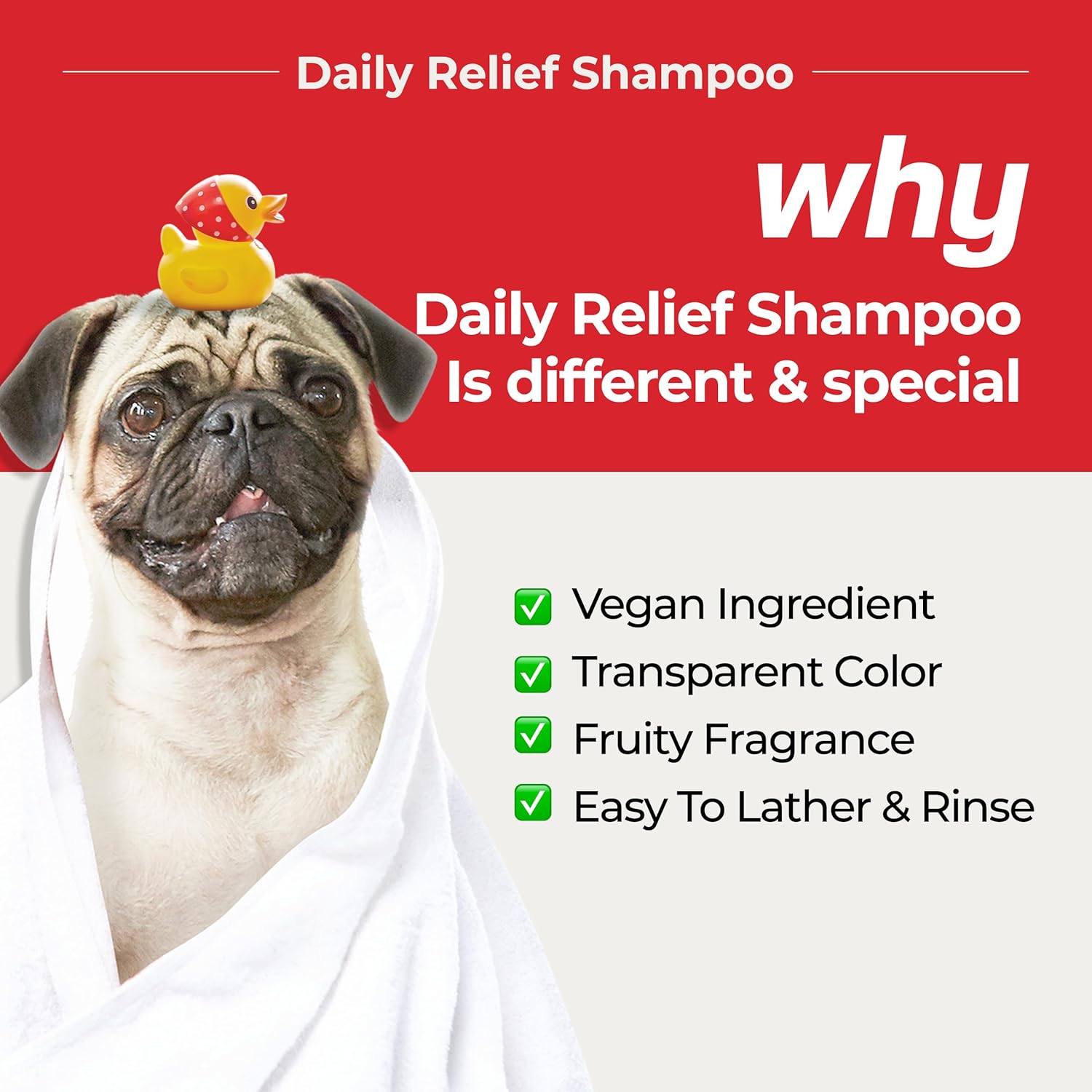JAYU PET Daily Relief Shampoo - Vet Approved for Itchy Sensitive Skin, Natural Ingredients for Allergies. Moisturizing, Deodorizes Smelly Dogs, Best Odor Eliminating Dog Shampoo (10.1oz) 5