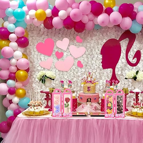 Miniatura 2 de Paquete de 18 cajas de fiesta, cajas de dulces rosadas, accesorios de fiesta, bolsas de regalo rosadas, bolsas de regalo, bolsas de regalo, bolsas