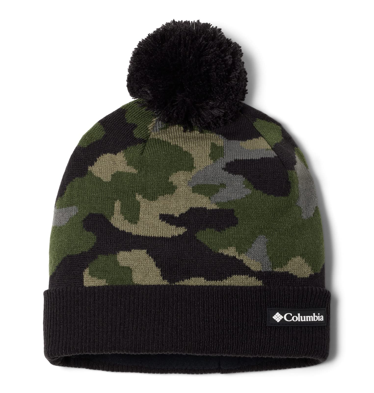 Columbia Polar Powder Ii Beanie, Stone Green Mod Camo, Black, One Size