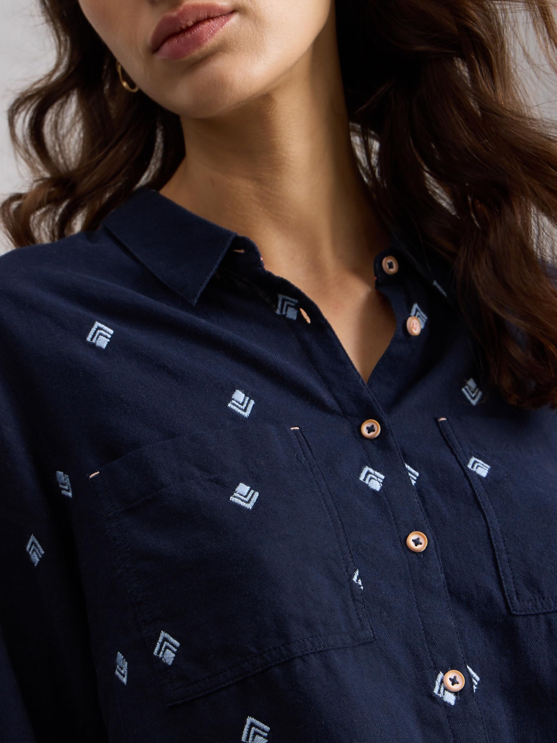 White Stuff Damenbluse Sophie aus Bio-Baumwolle – Moderner Stil
