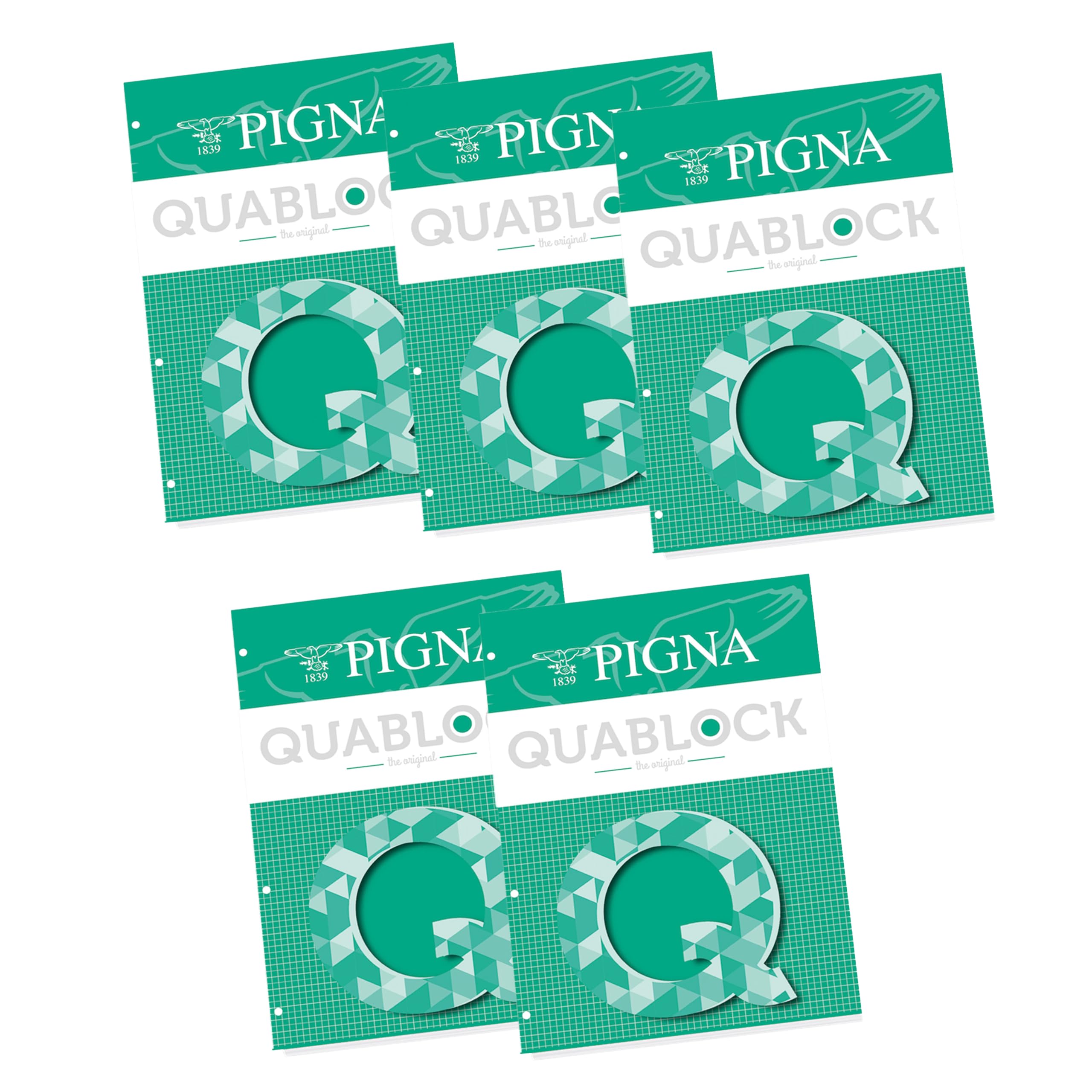 PIGNA 00609764 M Paper Refill, Pack of 5