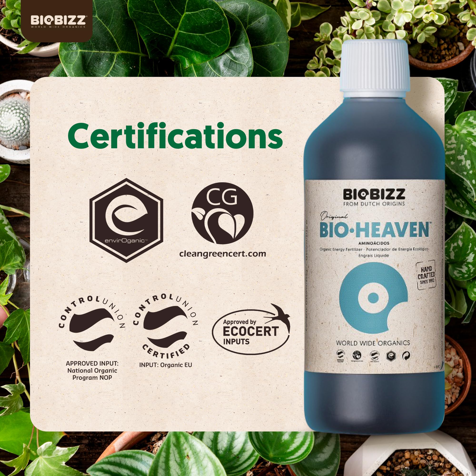 BioBizz 06-300-110 Naturdünger Bio-Heaven 1 L