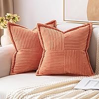 Vista 57 de MIULEE - Juego de 2 fundas de almohada lumbar decorativas para sofá, cama, sala de estar, 12 x 20 pulgadas, beige, bohemio, acento, almohadas