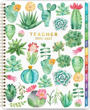 Teacher Planner 2026-2027 - Jul. 2026 - Jun. 2027, 8.3" x 11"