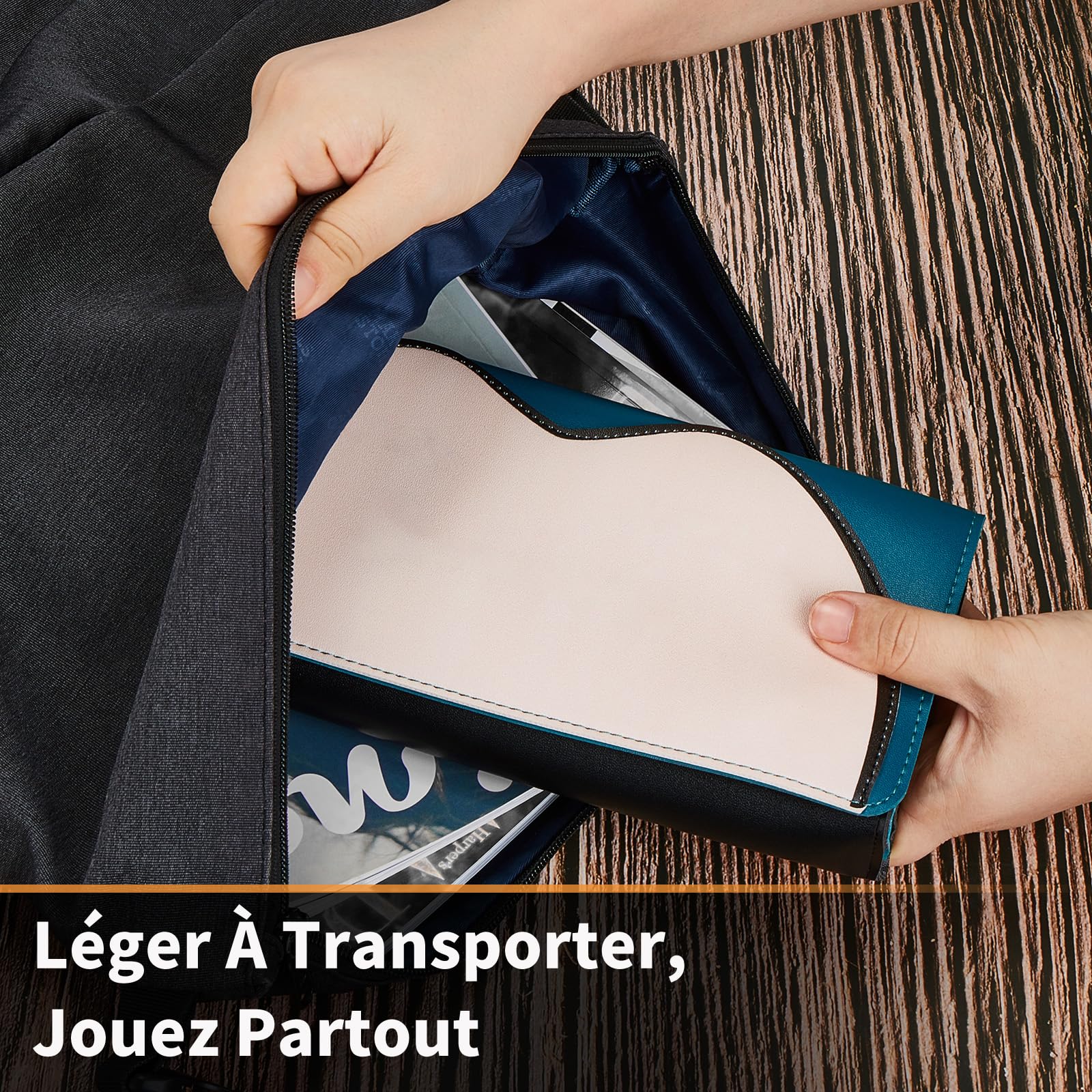 PALPOW Housse de Transport PU Slim pour Nintendo Switch 2 – Sac de Voyage pour Gamers et Ados, idéal pour roadtrips et Rencontres – Étui Mignon Antichoc avec 5 Porte-Cartes de Jeu – Bleu