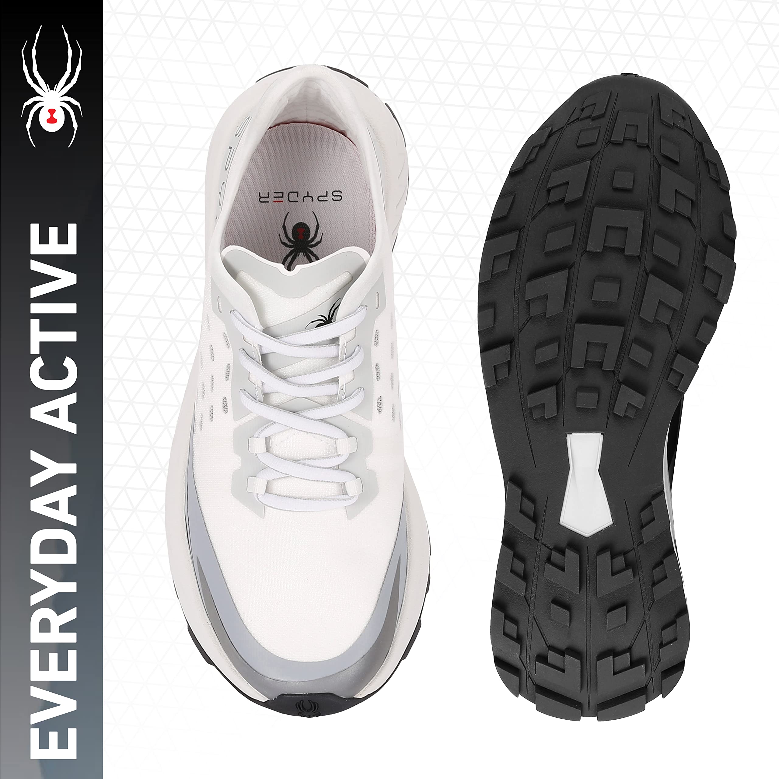 Spyder Women's Trail Running Shoes Icarus, White Multi, 7