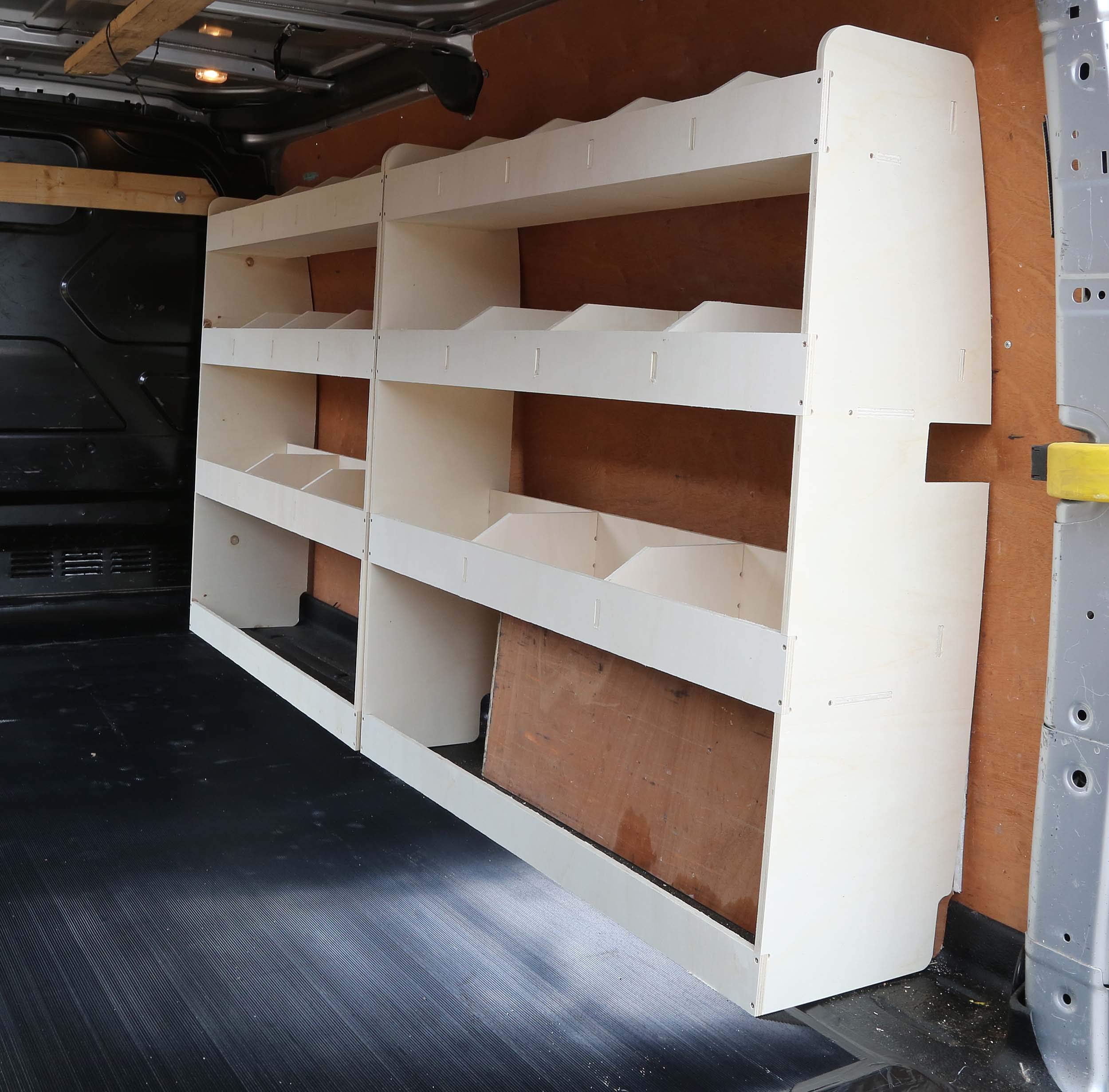 Full Driver Side Van Racking for Ford Transit Custom LWB (L2) Buy Online in Cayman Islands at