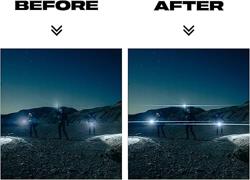 Miniatura 5 de Creator FX Anamorfake Blue Streak - Filtro de lente de efectos especiales  Filtro de efecto de destello de luz anamórfica para lente de cámara (se