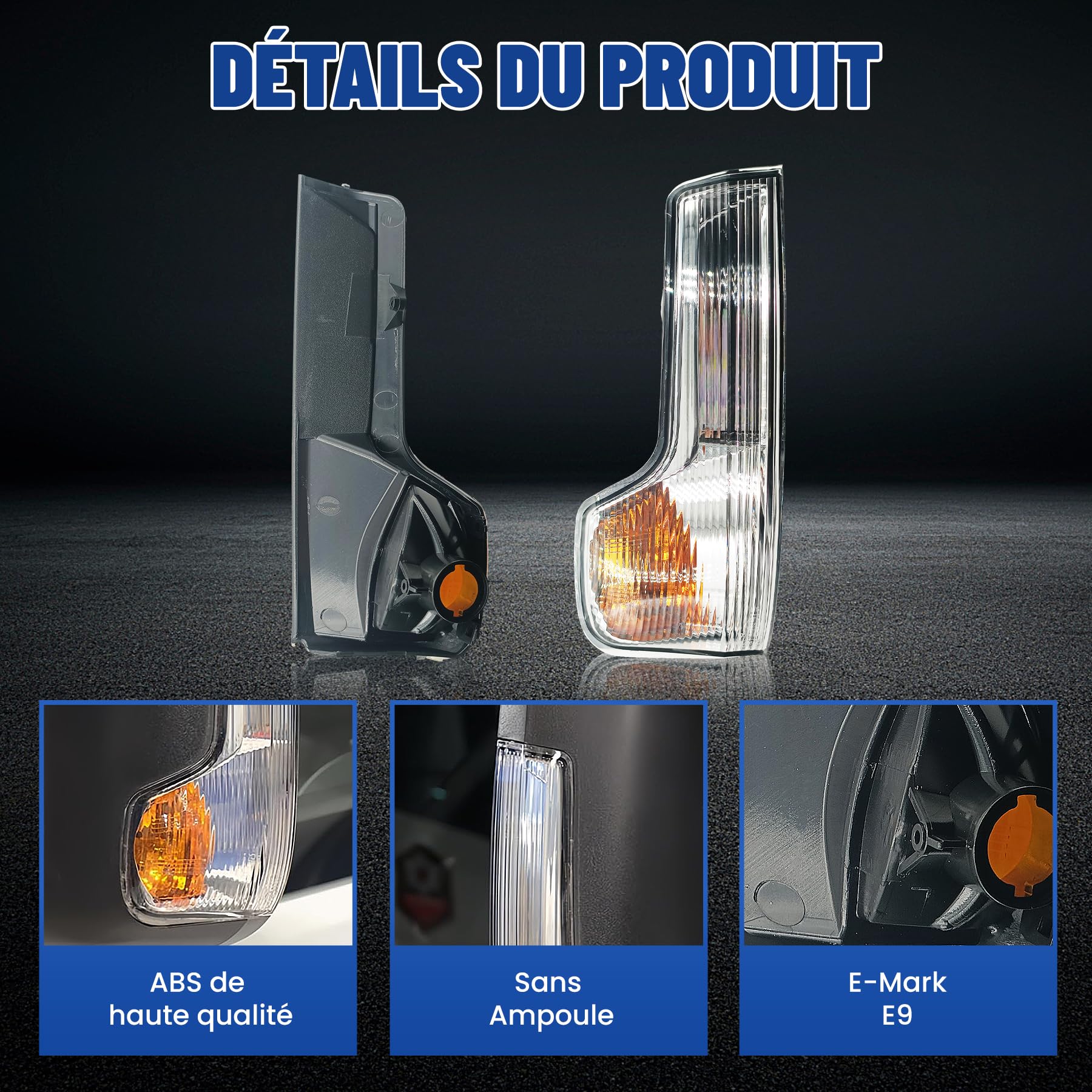 Indicatore Di Direzione Per Specchietto Iveco Daily 6 - Sinistro Lato Conducente Dal 2014