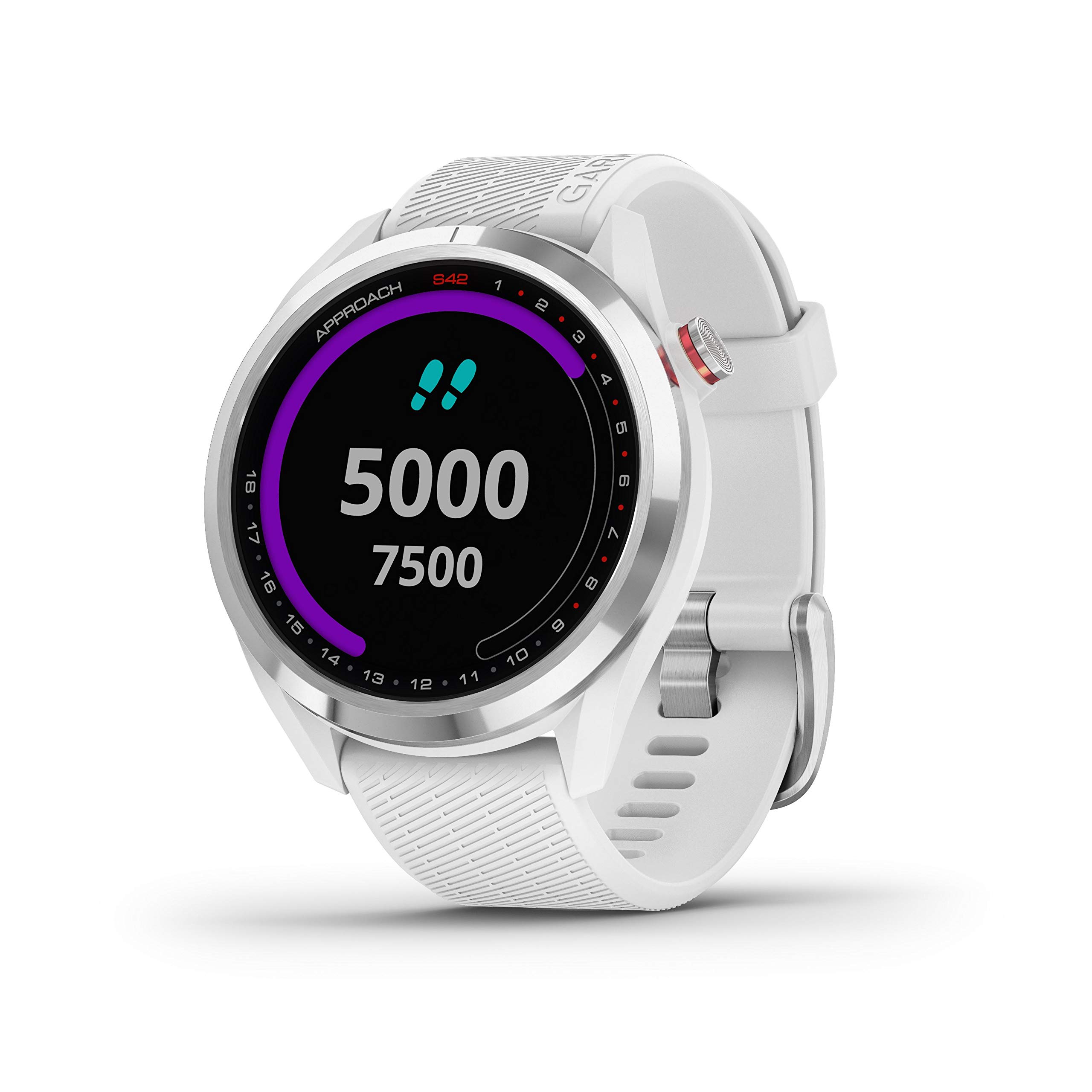 その他 GARMIN - GARMIN APPROACH S42 White Silver Buy Garmin Approach S42 Golf GPS Watch | Best Golf Watch for