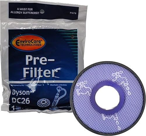 EnviroCare Filtro de repuesto para aspiradora diseñado para adaptarse a recipientes Dyson DC26