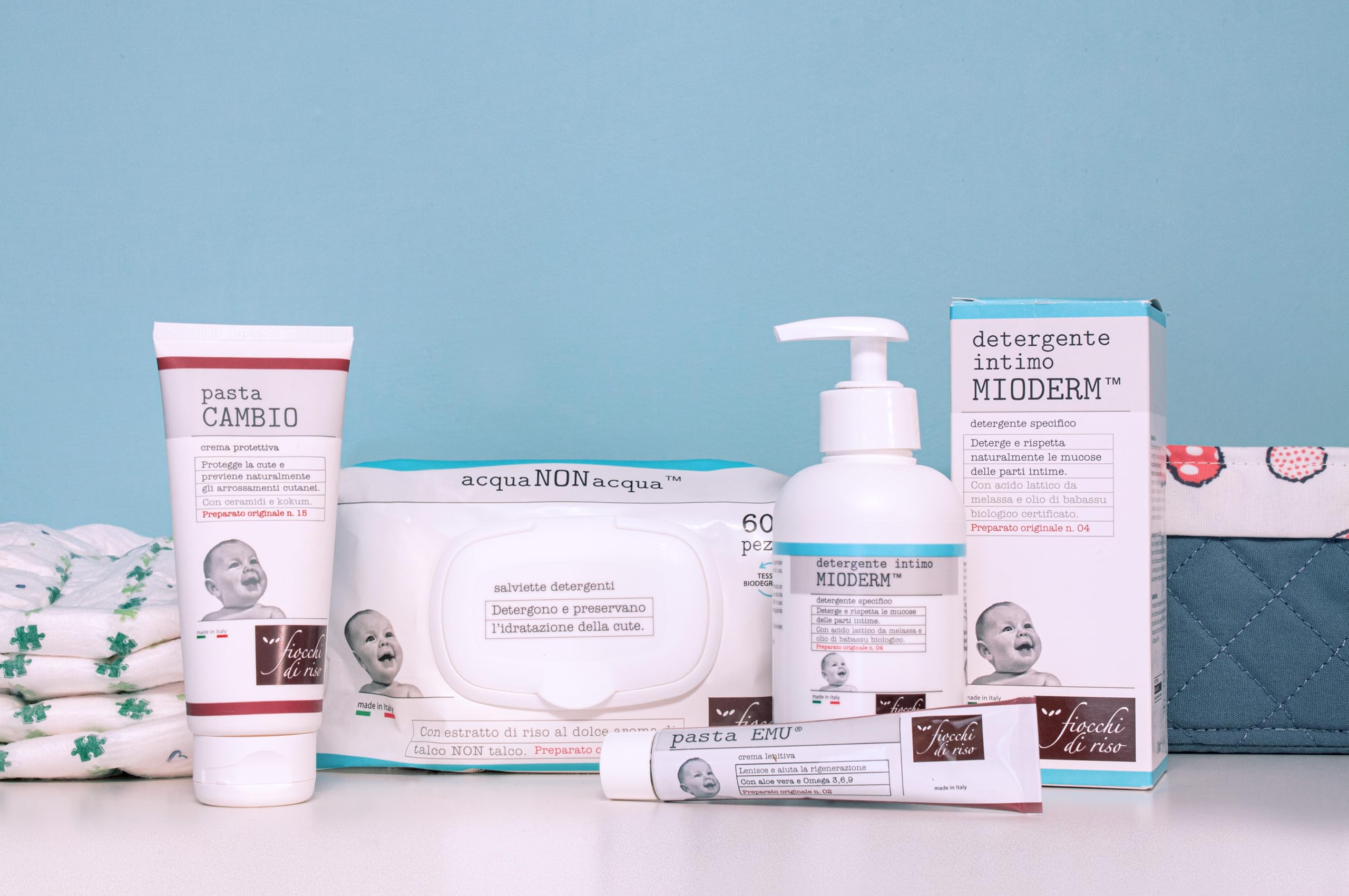 Fiocchi di Riso CAMBIO PANNOLINO 100ml Protegge e previene arrossamenti cutanei neonato