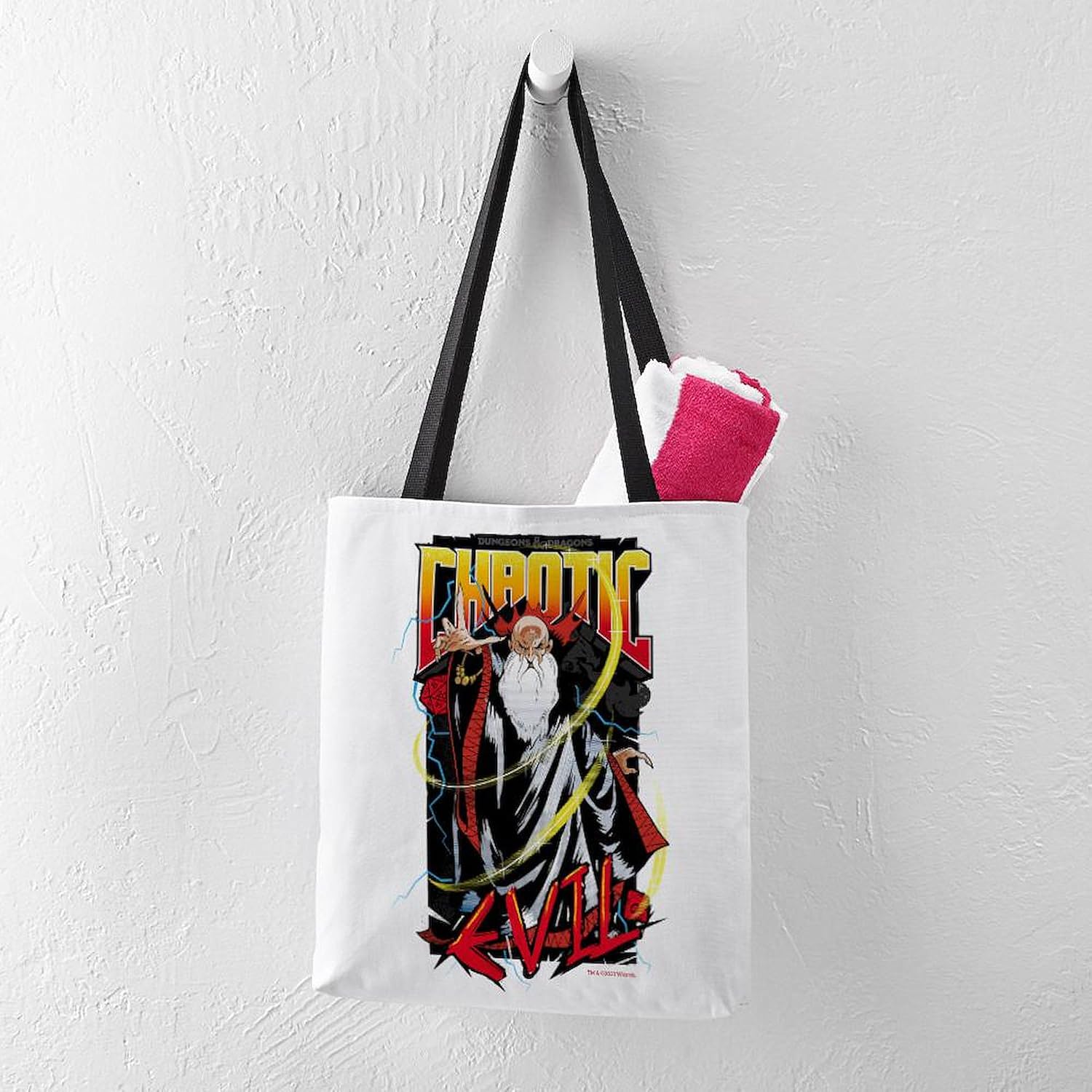 CafePress Dungeons & Dragons Chaotic Evil Polyester Tote Bag 16"x16"