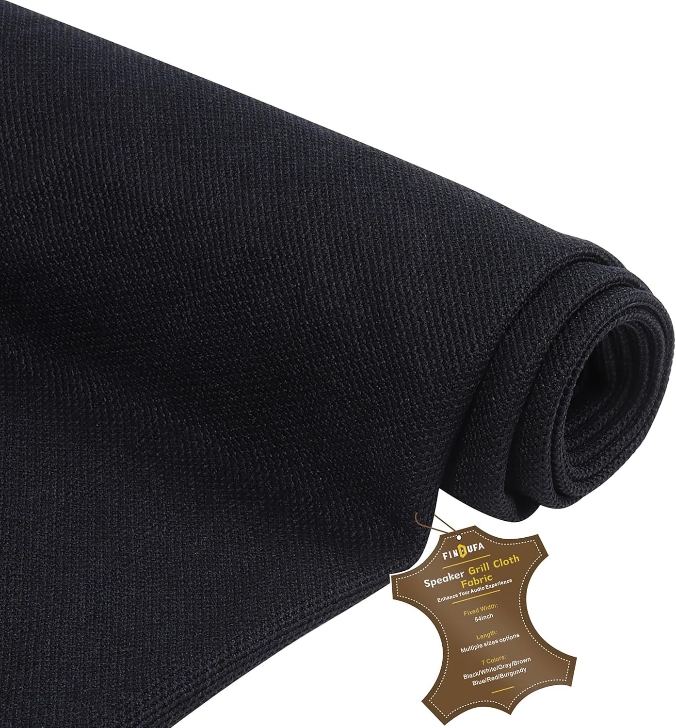 72" x 54" Speaker Grill Cloth, Stereo Grill Mesh Fabric, Abrasion Resistant for Replacement Home Speaker Stage Audio KTV Boxes Repair Renovation Vintage Speakers Black