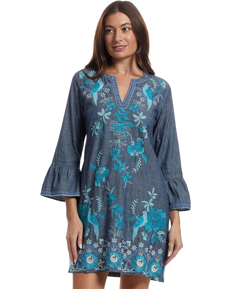 Johnny Was Ruffle Sleeve Dress - Kikio - Main View