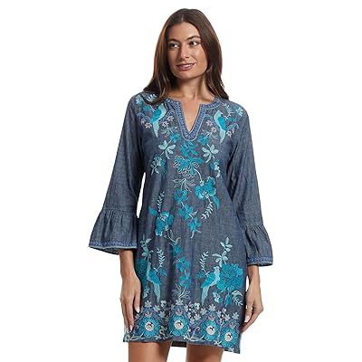 Johnny Was Ruffle Sleeve Dress Kikio Women