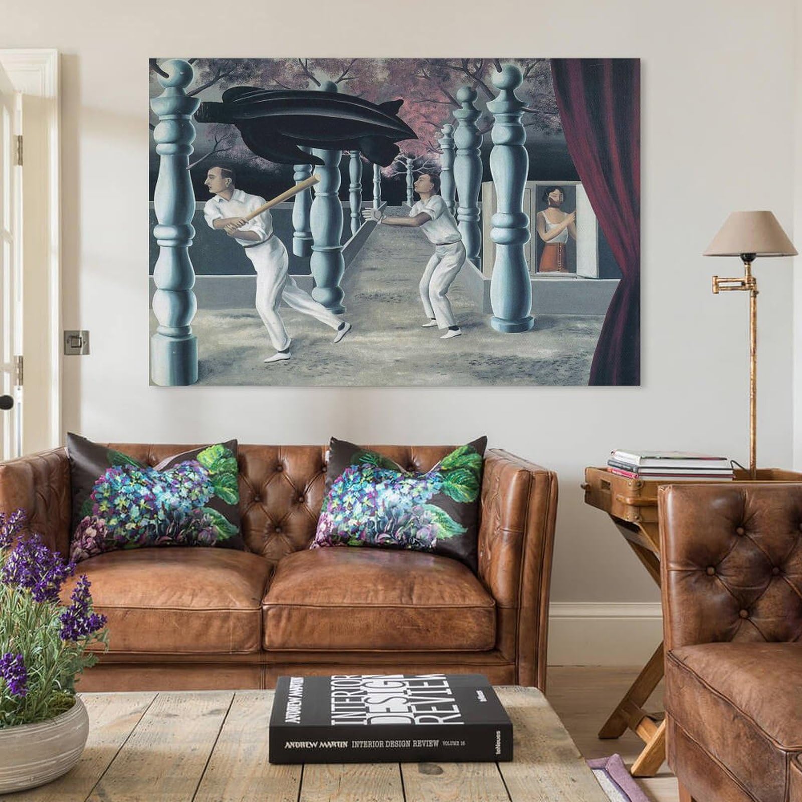 Amazon.co.jp: Rene Magritteルネ・マグリット《秘密の遊戯者