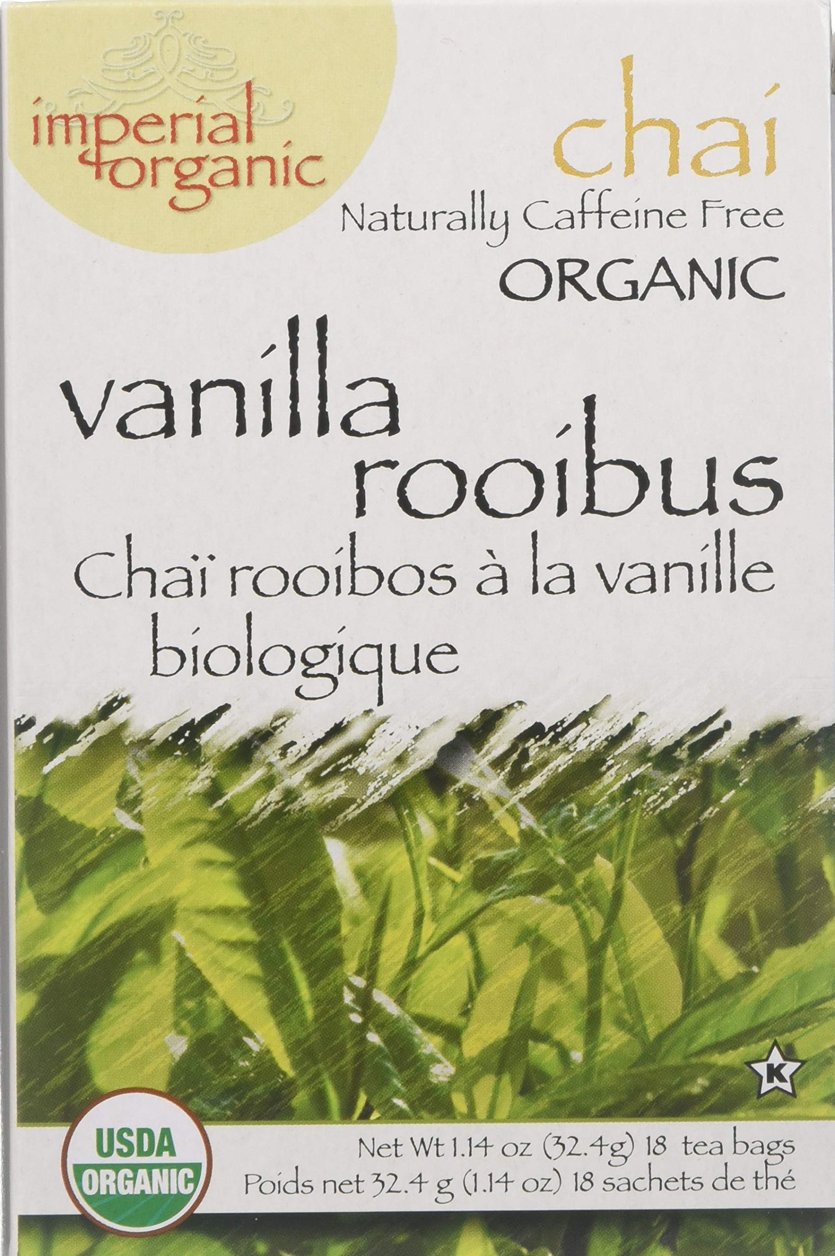 Pack of 1 x Uncle Lee's Imperial Organic Vanilla Rooibos - 18 Tea Bags