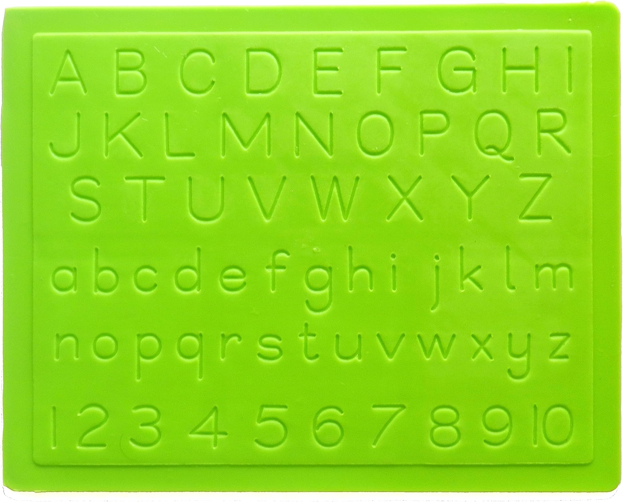 English Carved Alphabet Slate - Educational Learning Aid - Kids (3+) - 1 Player