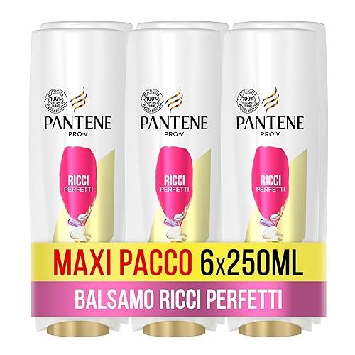 Immagine del prodotto Pantene Balsamo Pro-V Ricci Perfetti, Balsamo per Capelli Ricci, Ricci Definiti, per Ricci Crespi e Ribelli, Capelli Luminosi e Corposi, Maxi Formato da 6 x 250 ml