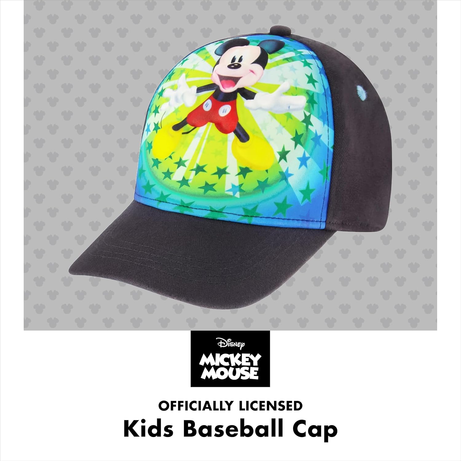 Disney Boys Baseball Cap, Mickey Mouse Adjustable Toddler Hat, Ages 2-4 Or Boy Hats for Kids Ages 4-7 - Image 2