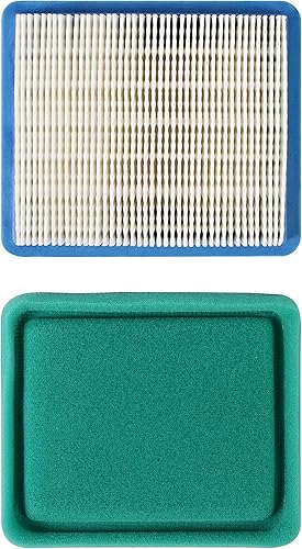 Miniatura 5 de Paquete de 3 filtros de aire para cortacésped 491588S 491435S + prefiltro para BS 625E 675EX 725EX 625-675 Series, Toro 20332 20334, Honda