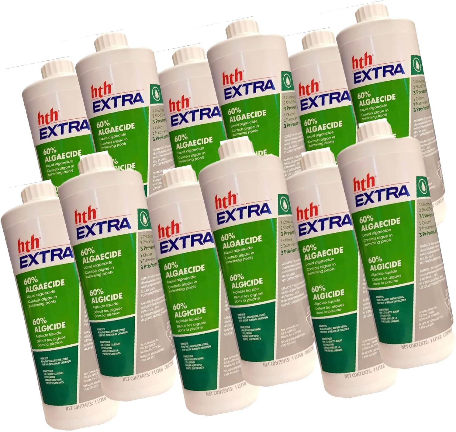 HTH® Extra 60 ALGAECIDE l Genuine Product l Bulk Purchase l 1 Liter
