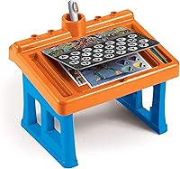 Vista 4 de Clementoni - 16195 - Mesa de centro Sapientino - Gormiti, Mesa con juegos educativos, tarjetas de actividades y bolígrafo interactivo - Juego