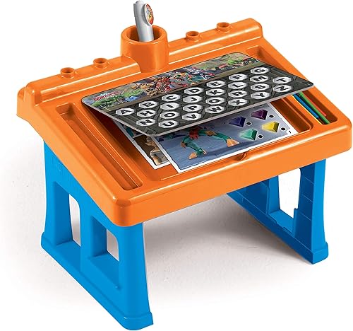 Miniatura 4 de Clementoni - 16195 - Mesa de centro Sapientino - Gormiti, Mesa con juegos educativos, tarjetas de actividades y bolígrafo interactivo - Juego