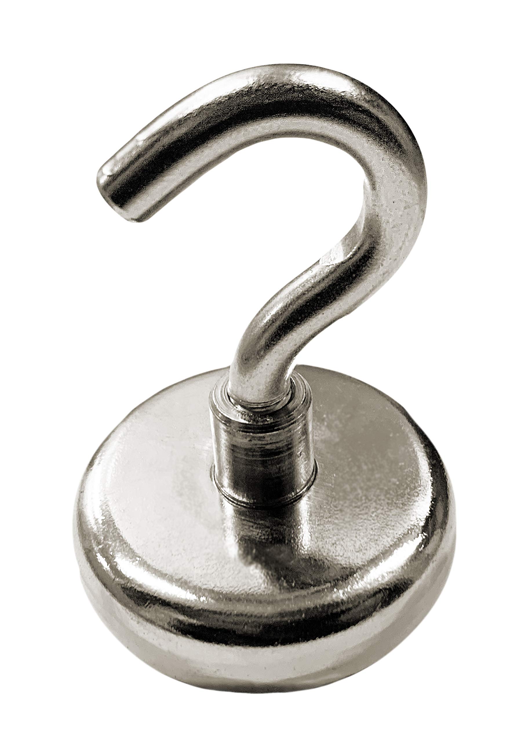 Jeu de 2 crochets magnétiques, taille 8 (42 mm de diamètre, 23 kg, néodyme)