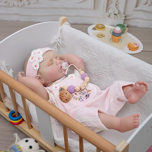 Miniatura 4 de Muñecas Reborn Baby  Muñecas de bebé reales de 20 pulgadas que se ven reales, muñeca de vinilo de cuerpo completo, recién nacido realista con