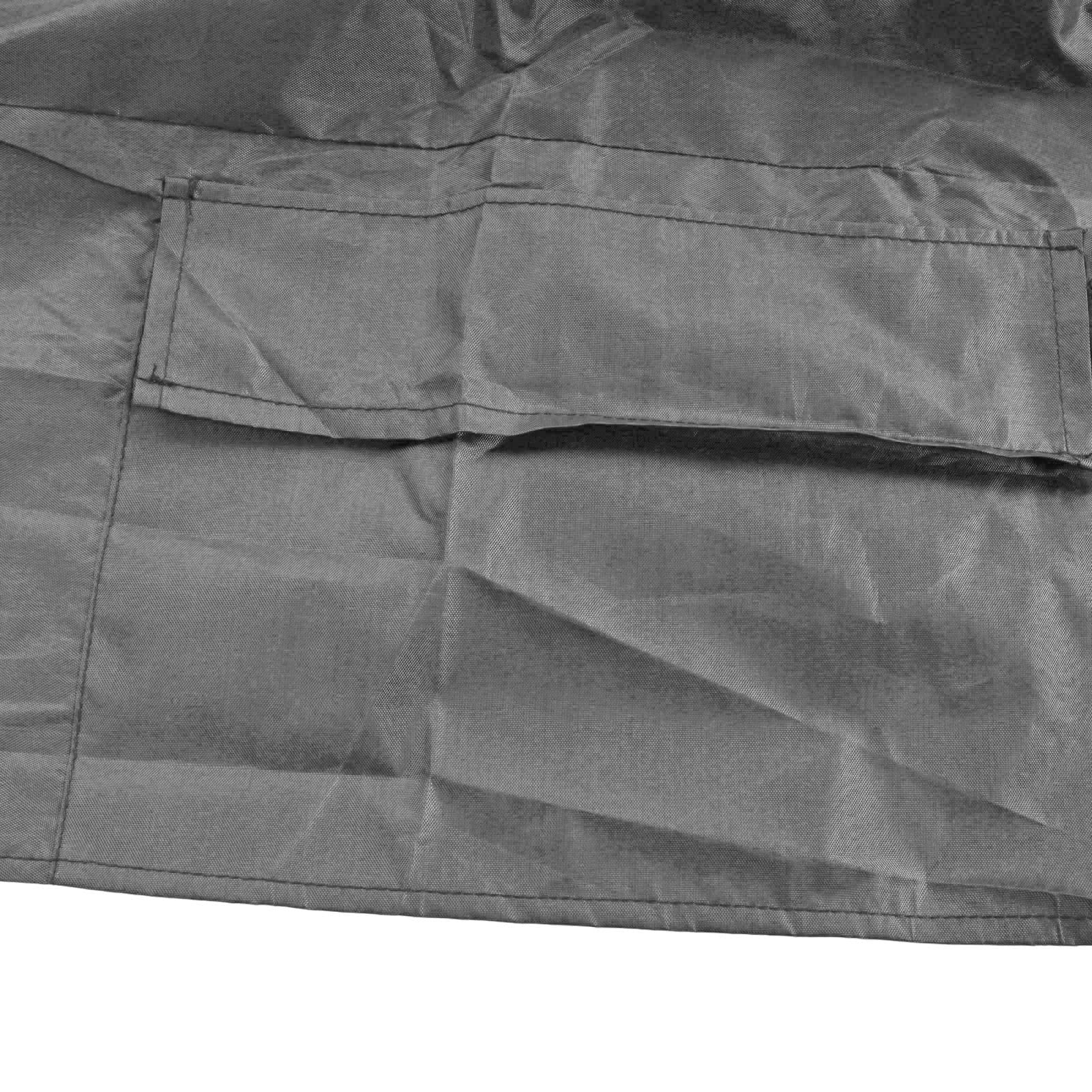 Copertura per tavolo da ping pong, resistente alle intemperie, resistente, antipolvere e antipioggia, per esterni, tessuto Oxford 210D, 280 x 153 x 73 cm (grigio)