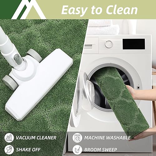 Miniatura 19 de COSY HOMEER Tapetes suaves de cocina para el frente del fregadero, alfombras súper absorbentes y tapete antideslizante de 20 x 59 pulgadas, lavable