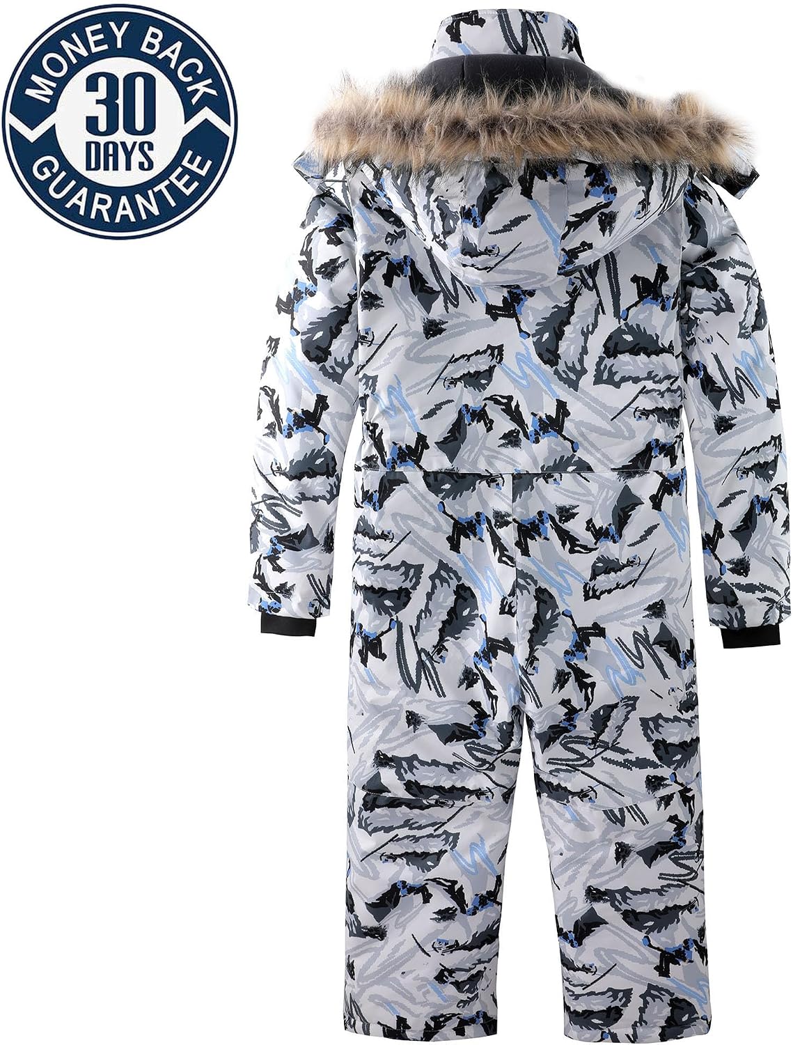 AFILOK Kid's Winter Overalls Ski Suits Boy's and Girl's Waterproof Snowboard Jumpsuits One Piece Snowsuit Jackets Coats
