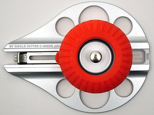 Miniatura 7 de NT Cutter Cortador de círculo de cuerpo de aluminio fundido a presión para trabajo pesado, diámetro de 1-3/16 pulgadas a 10-1/4 pulgadas, 1 cortador