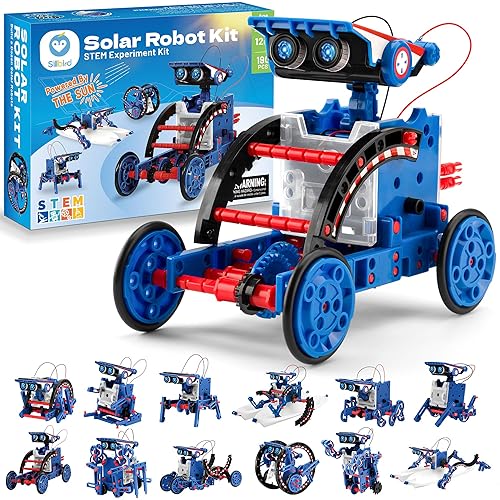 Sillbird Solar Robot Building Kit STEM Gift for Boys Aged