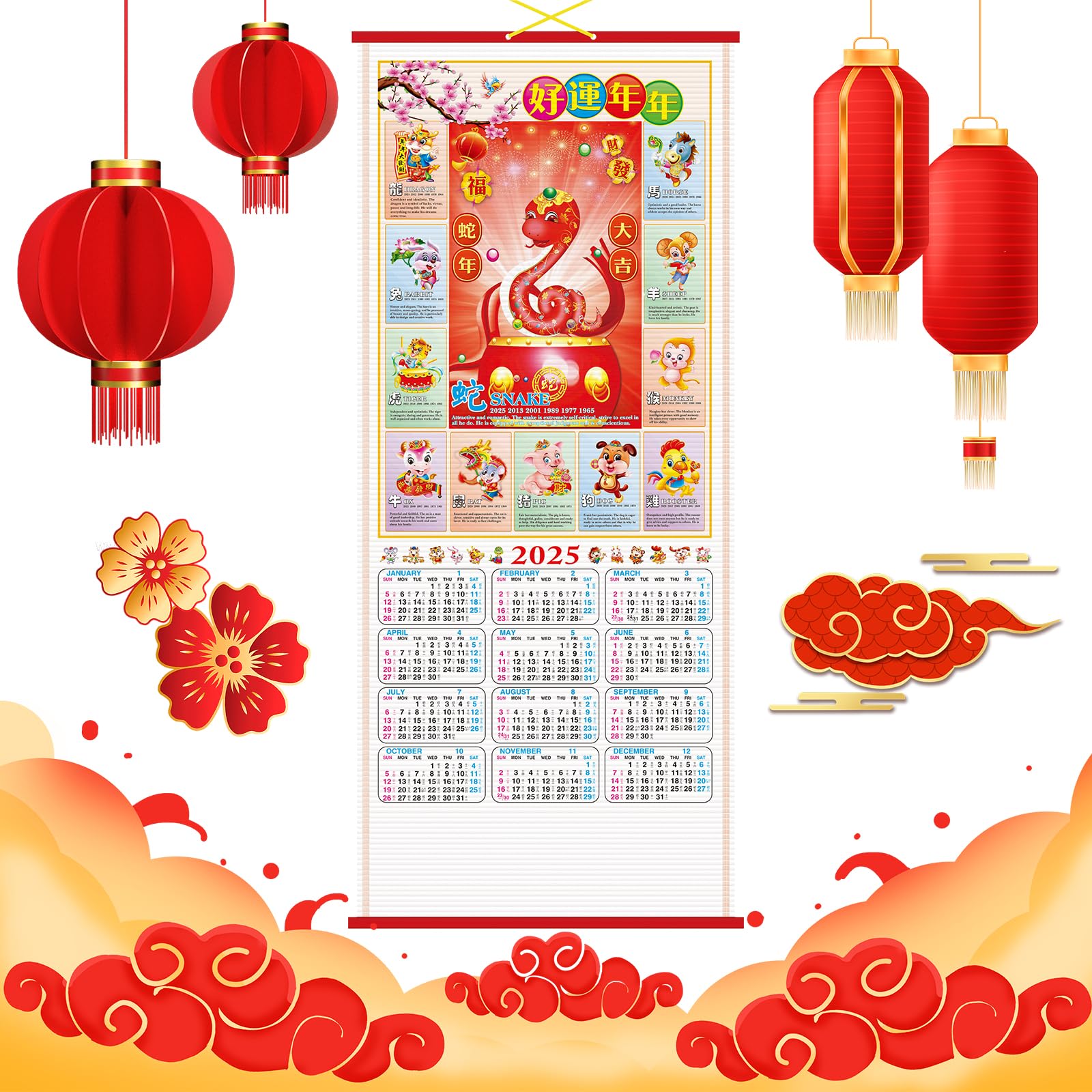 Calendario Famiglia 2025 - Planner Da Muro Con 4 Colonne - Foto 6